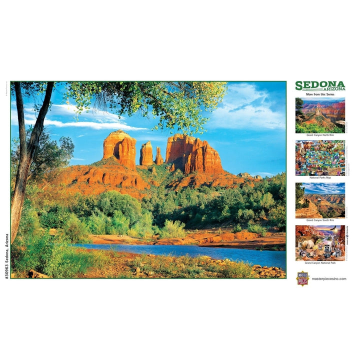 Sedona Arizona 500 Piece Jigsaw Puzzle Red Rock Landscape Art Outdoor Recreation Image 4