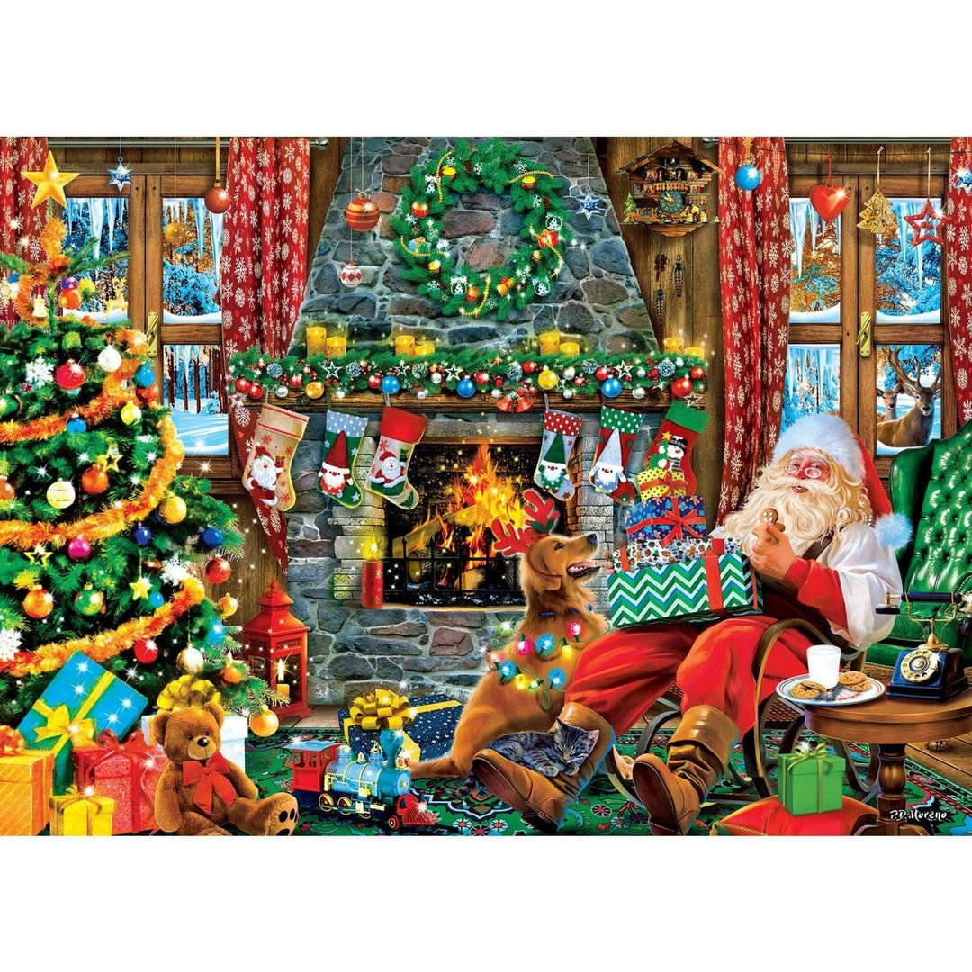 Seek and Find Christmas Surprise 1000 Piece Jigsaw Puzzle Holiday Family Fun Image 2