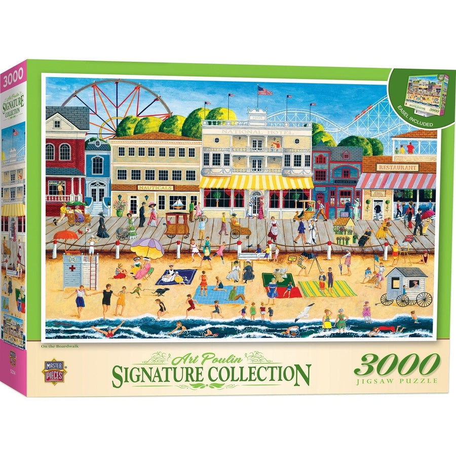 MasterPieces On the Boardwalk 3000 Piece Jigsaw Puzzle 32x45 inches Recycled Chipboard Image 1