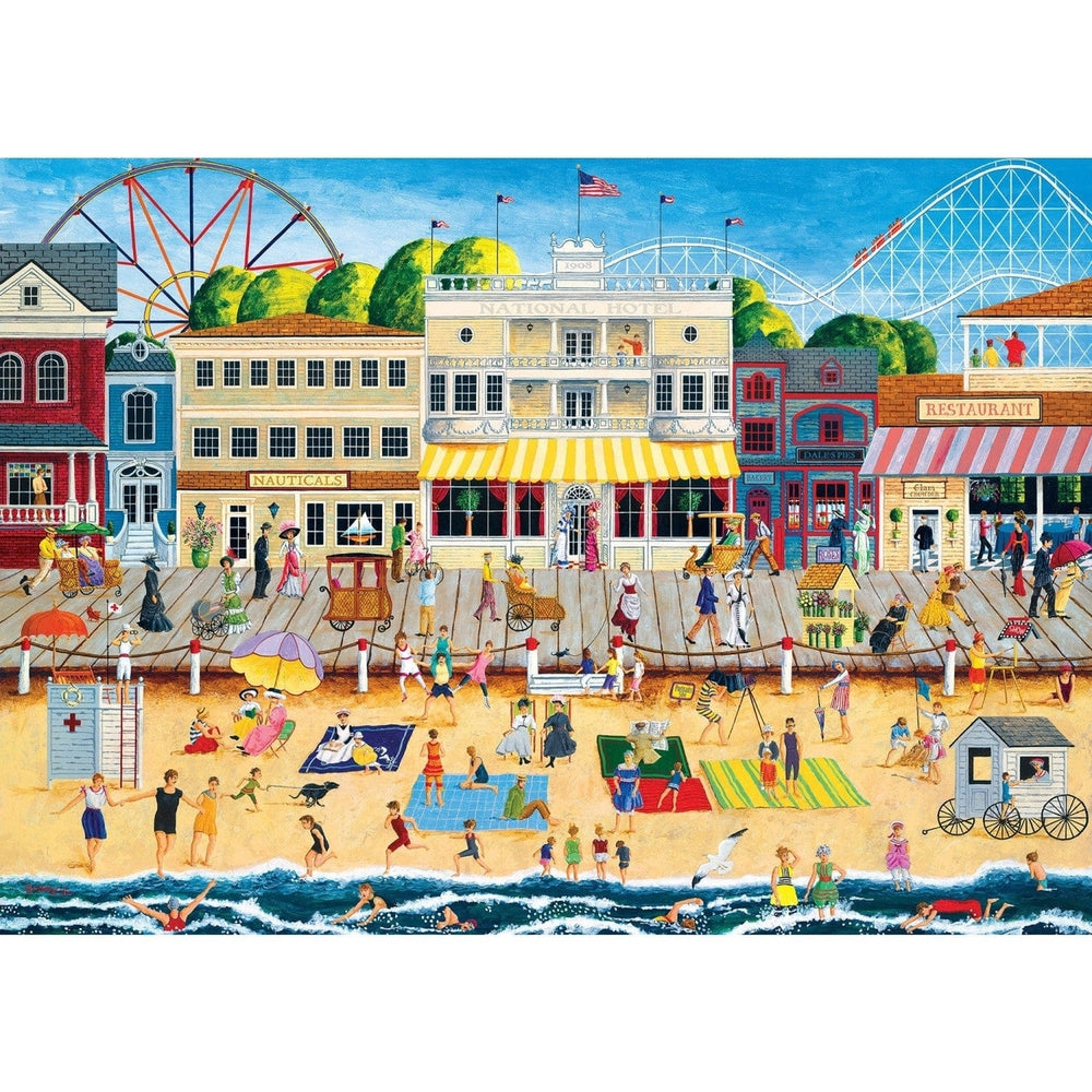 MasterPieces On the Boardwalk 3000 Piece Jigsaw Puzzle 32x45 inches Recycled Chipboard Image 2