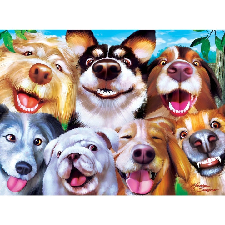 MasterPieces Kids Jigsaw Puzzle Selfies Goofy Grins 200 Pieces 14x19 Recycled Image 2