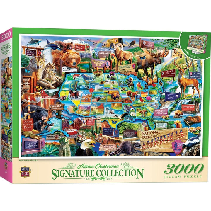 Signature Collection - USA National Parks 3000 Piece Jigsaw Puzzle - Flawed Image 1