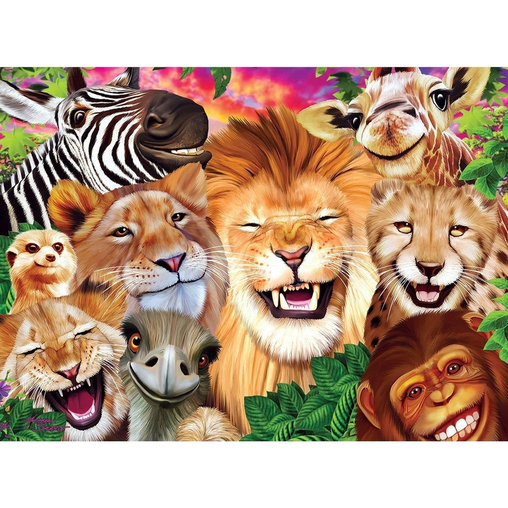 Selfies Safari Sillies 200 Piece Jigsaw Puzzle for Ages 8+ 19x14 Inches Image 2