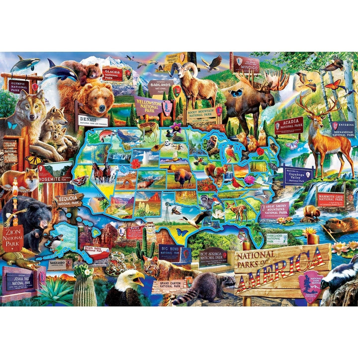 Signature Collection - USA National Parks 3000 Piece Jigsaw Puzzle - Flawed Image 2