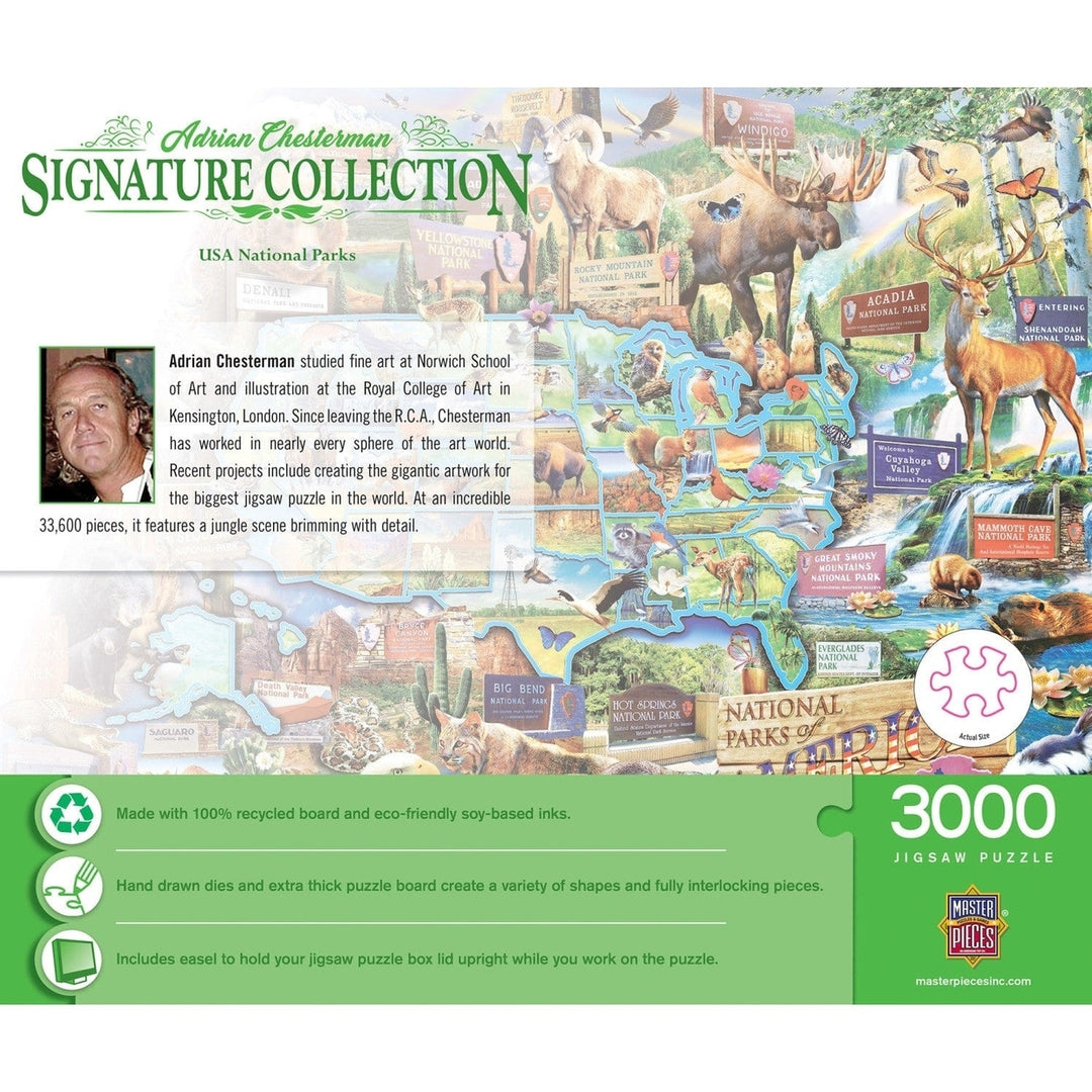 Signature Collection - USA National Parks 3000 Piece Jigsaw Puzzle - Flawed Image 3