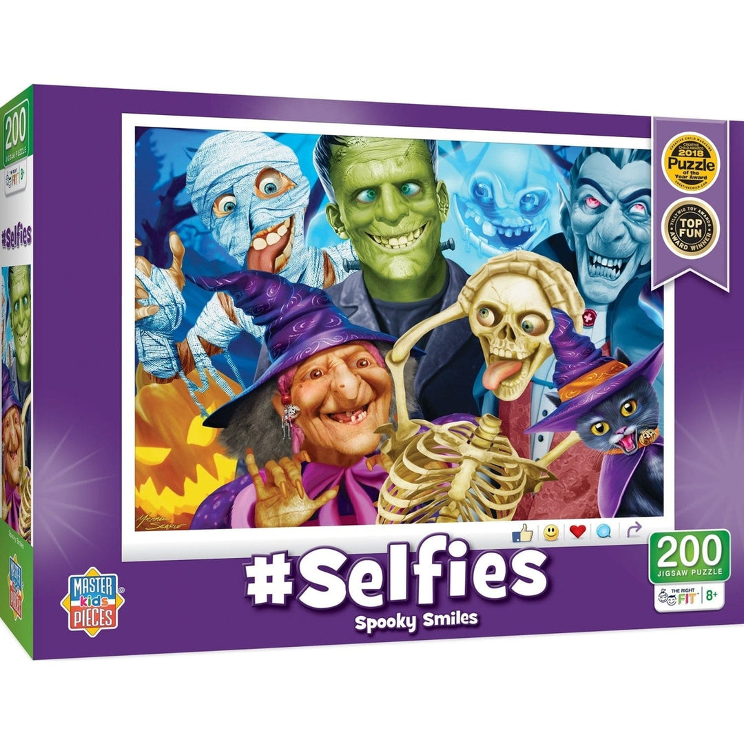 Selfies - Spooky Smiles 200 Piece Jigsaw Puzzle Image 1