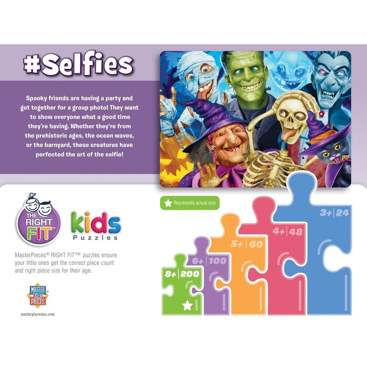 Selfies - Spooky Smiles 200 Piece Jigsaw Puzzle Image 3