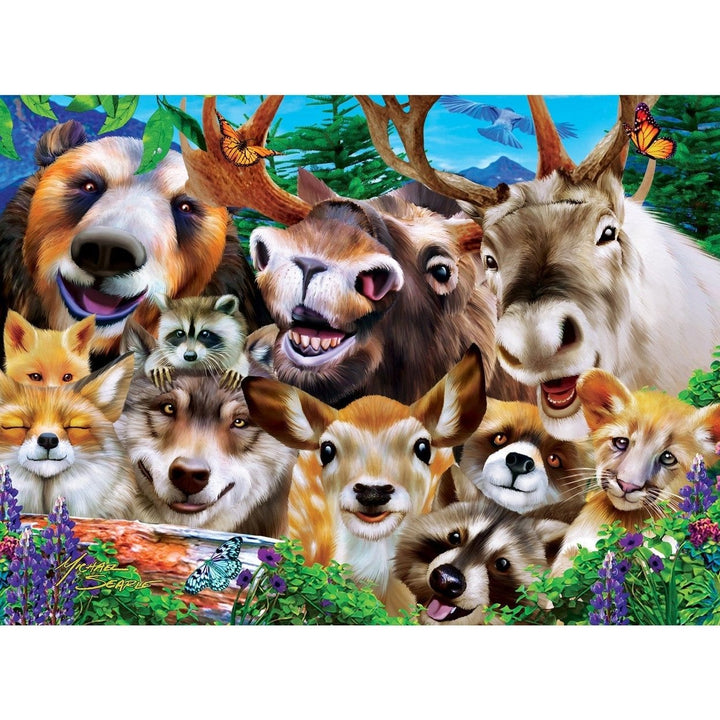 Selfies Woodland Wackiness 200 Piece Jigsaw Puzzle for Ages 8+ 19x14 Inches Image 2