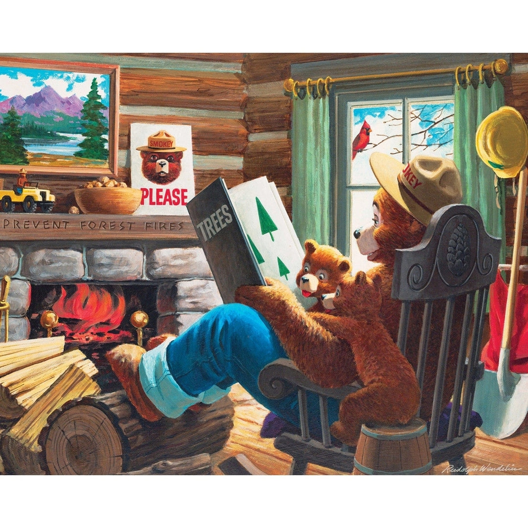 Smokey Bear Jigsaw Puzzles 4 Pack 100 Pieces Kids Vintage Fun 8"x10" Image 6