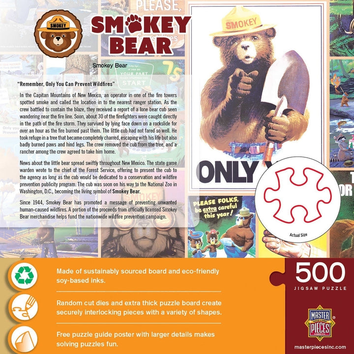 Smokey Bear National Parks 500 Piece Jigsaw Puzzle Image 3