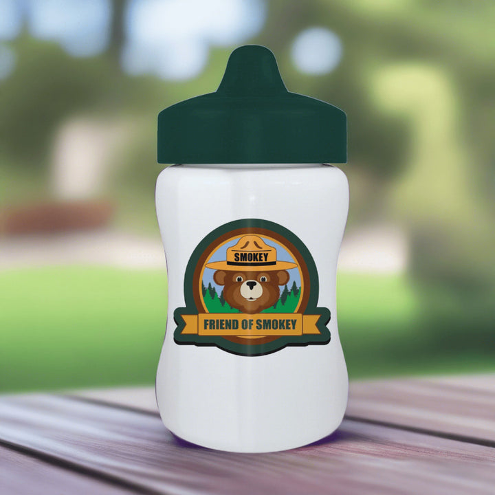 Smokey Bear Sippy Cup BPA Free Unisex 9oz Dishwasher Safe Toddler Baby Cup Image 3