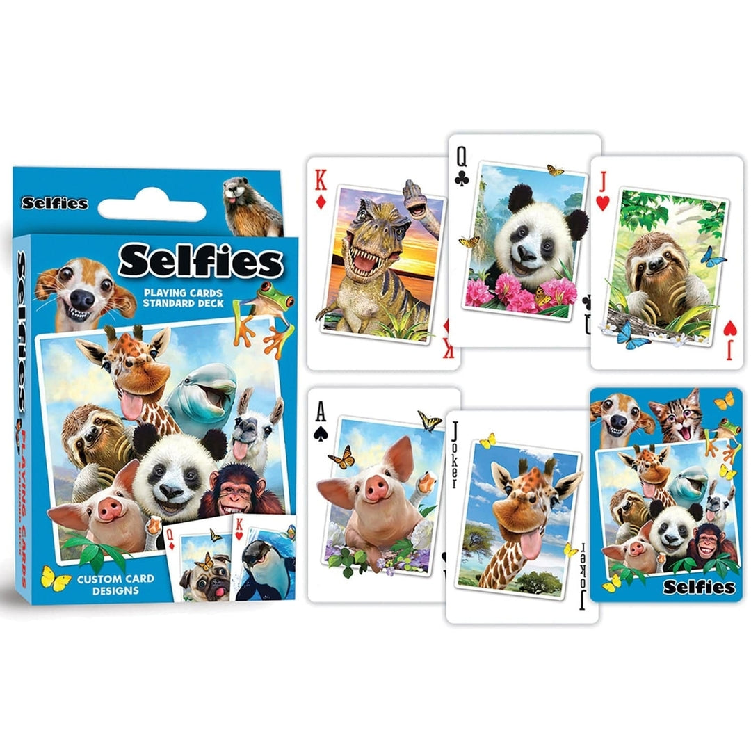 Selfies Playing Cards 54 Card Deck Collectible Custom Designs Officially Licensed Image 3