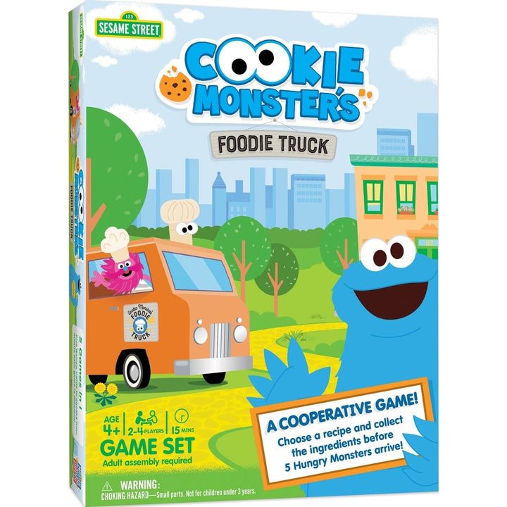 Sesame Street Cookie Monster Food Truck Co-Op Game for Kids and Adults 3+ Image 1