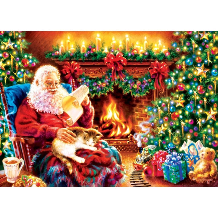 MasterPieces Christmas Dreams 500 Piece Glitter Jigsaw Puzzle 15x21 inch Image 2