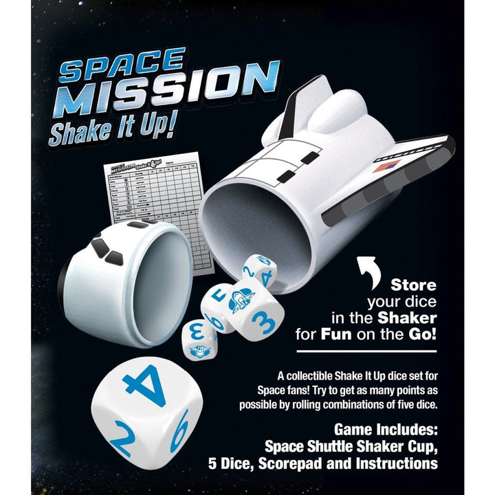 MasterPieces Space Mission Shake It Up Dice Game Travel Game for Ages 6+ Image 6