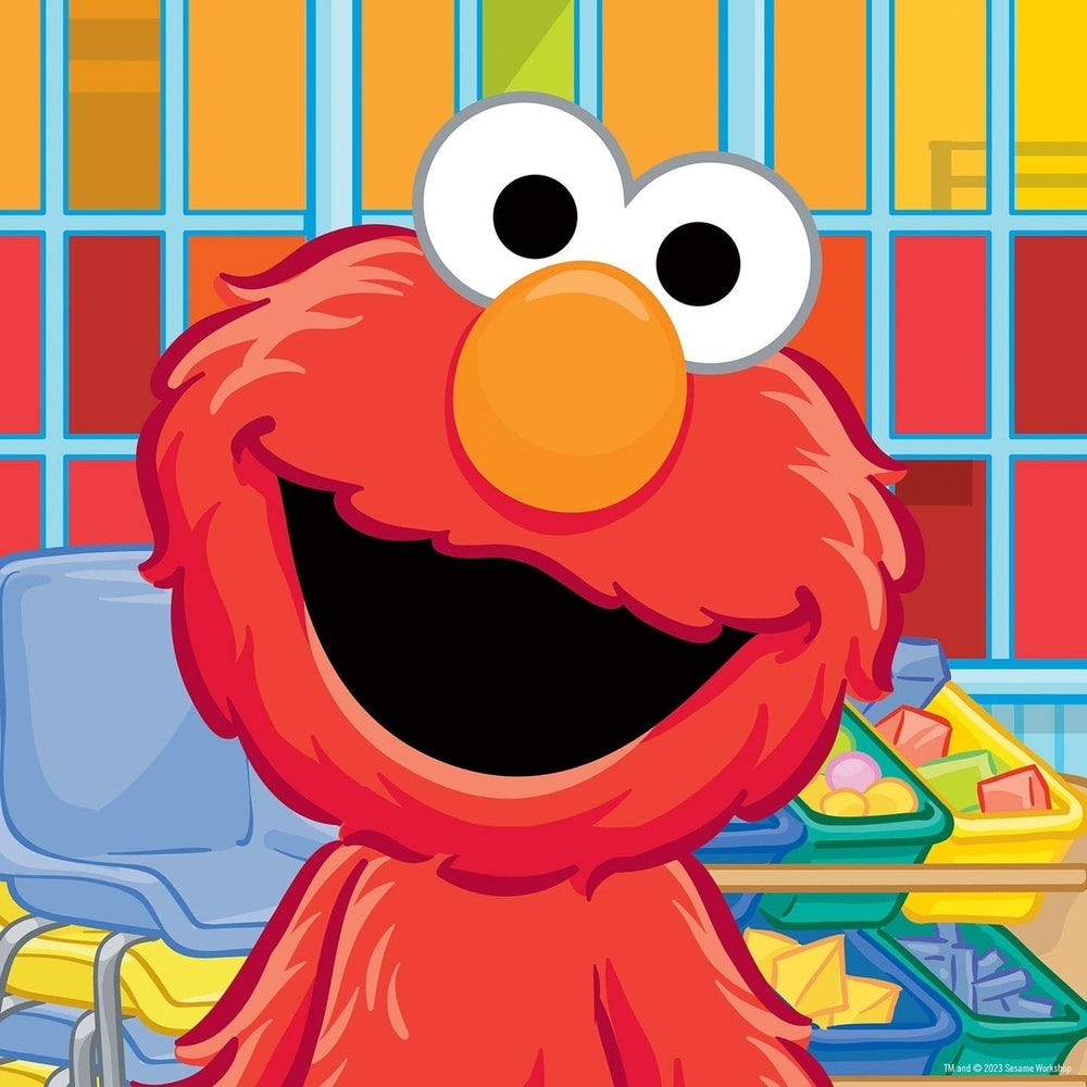 Sesame Street Elmo 25 Piece Jigsaw Puzzle 10x10 Adorable Collectible Kids Game Image 2