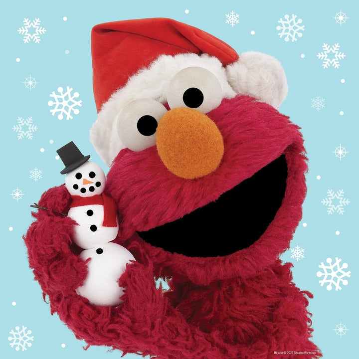 Sesame Street Elmo Holiday Jigsaw Puzzle 25 Pieces 10x10 Christmas Collectible Image 2