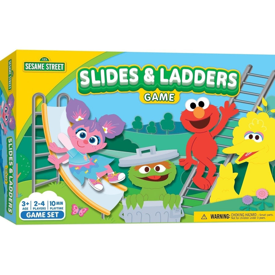 Sesame Street Playground Fun - Slides and Ladders Board Game Image 1