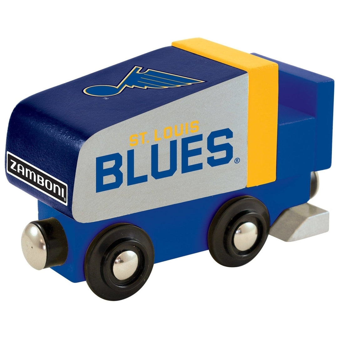 St. Louis Blues Toy Zamboni Train Engine Image 1