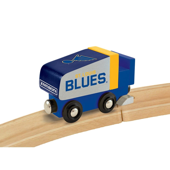 St. Louis Blues Toy Zamboni Train Engine Image 4