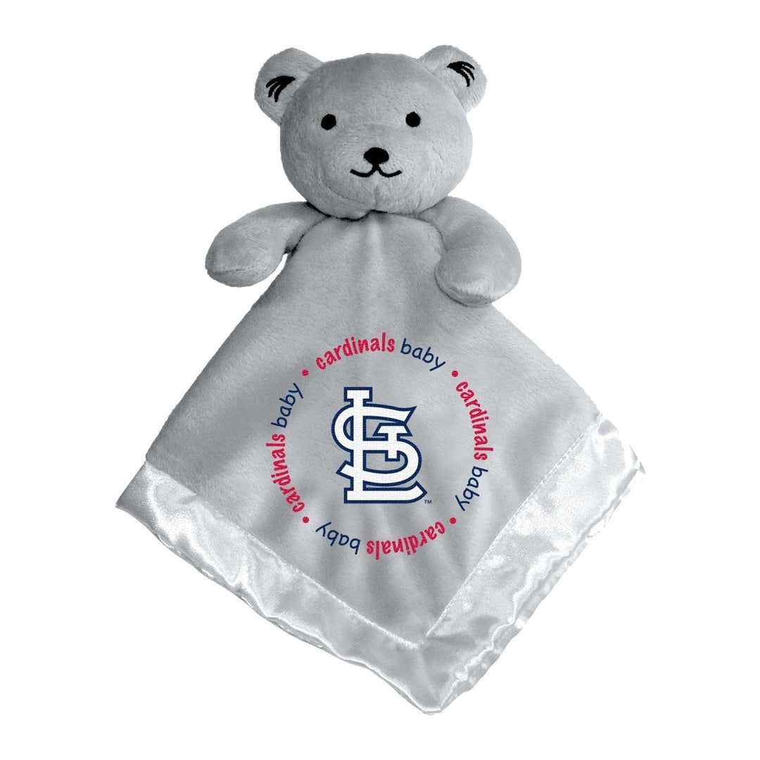 St. Louis Cardinals Security Bear Gray Soft Plush 14in BabyFanatics Embroidered Image 1