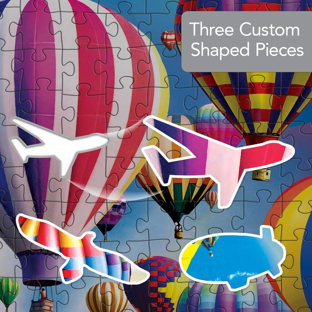 MasterPieces Hot Air Balloons 500 Piece Jigsaw Puzzle Colorful Vibrant Design Image 4