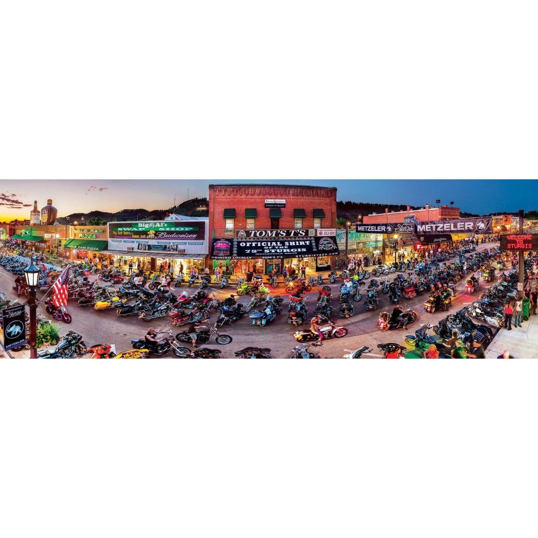 Sturgis South Dakota 1000 Piece Panoramic Jigsaw Puzzle American Vista Image 2