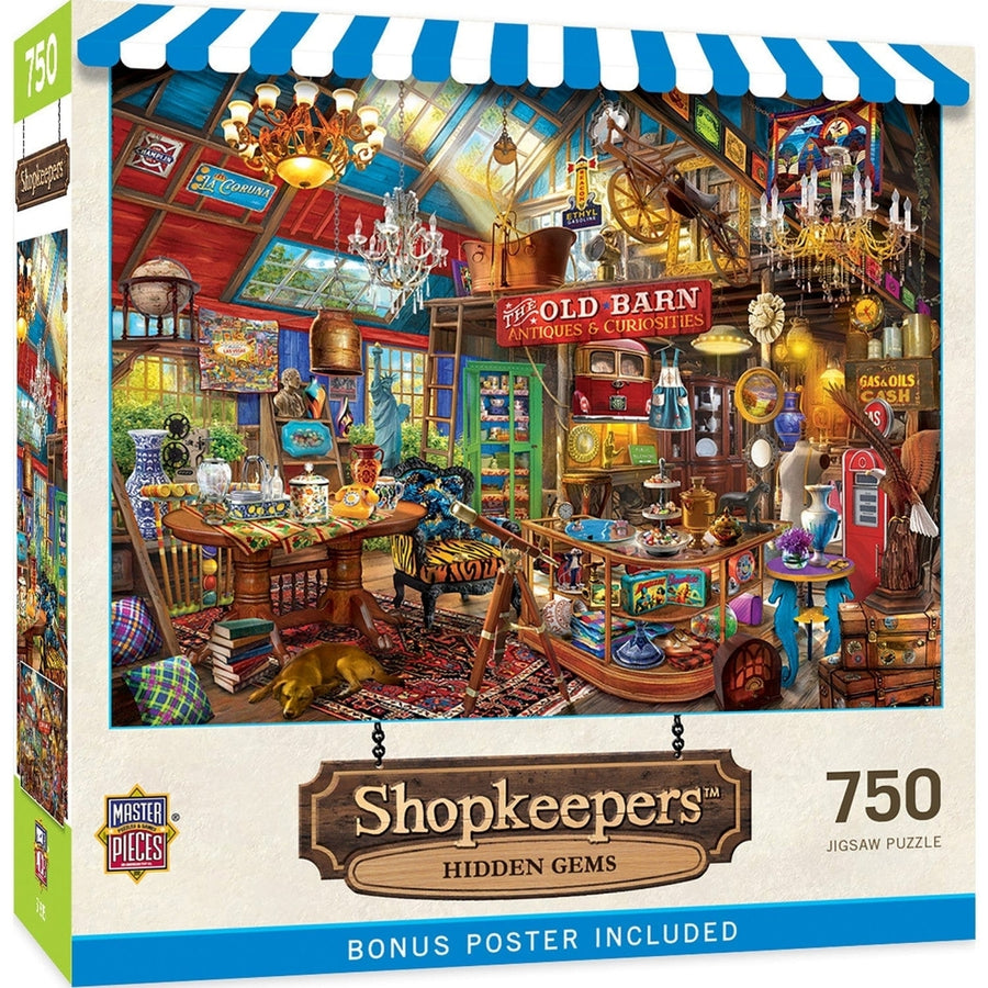 Shopkeepers - Hidden Gems 750 Piece Jigsaw Puzzle Image 1