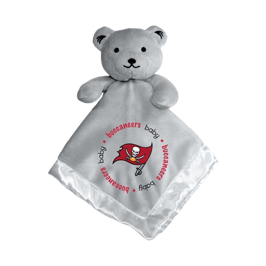 Tampa Bay Buccaneers Security Bear Gray Plush 14in Soft Satin Lining Buddy Image 1