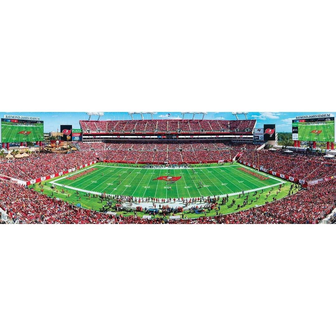 Tampa Bay Buccaneers 1000 Piece Panoramic Jigsaw Puzzle 13x39 Eco-Friendly Design Image 2