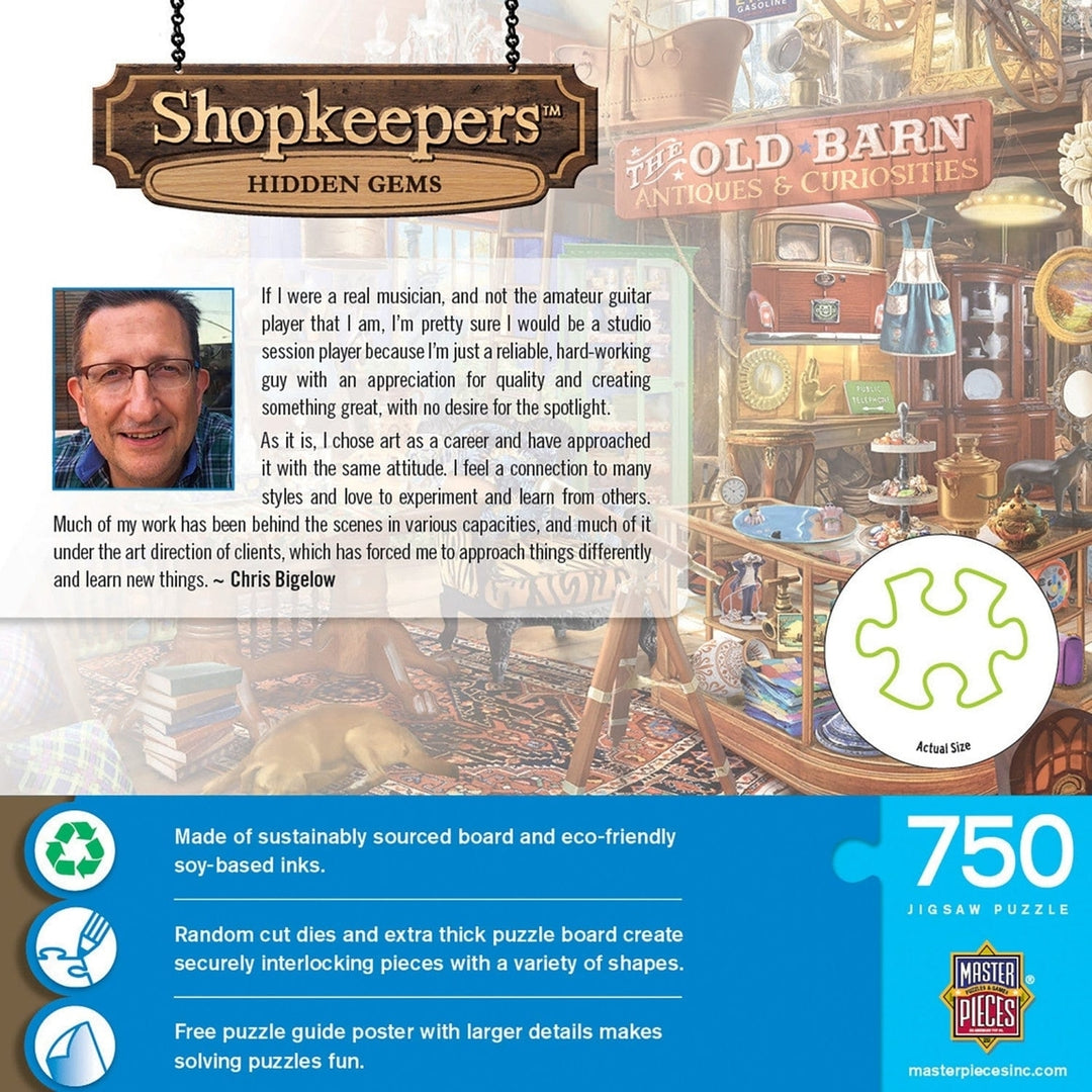 Shopkeepers - Hidden Gems 750 Piece Jigsaw Puzzle Image 3