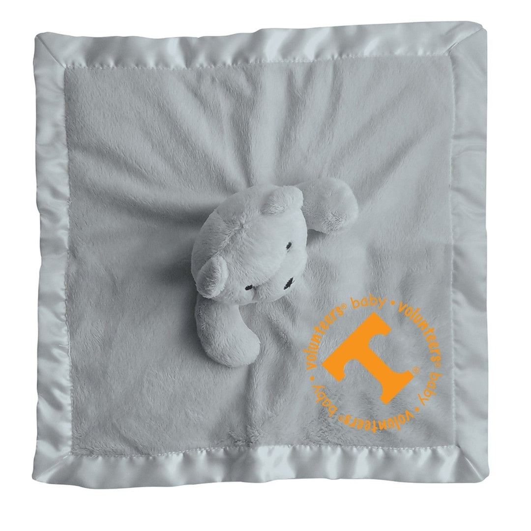 Tennessee Volunteers Security Bear Gray Plush Baby 14x14 in Soft Satin Lining Image 3