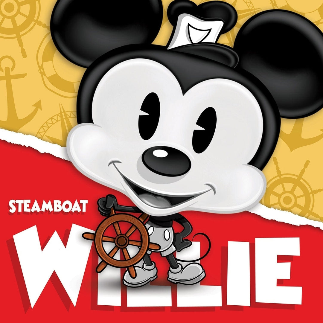 Steamboat Willie 100 Piece Jigsaw Puzzle Eco-Friendly Recycled Board Chibi Art Image 2