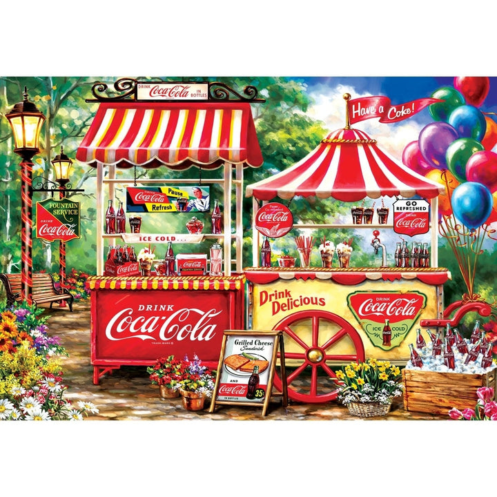 Signature Collection - Coca-Cola Stand 2000 Piece Jigsaw Puzzle Image 2