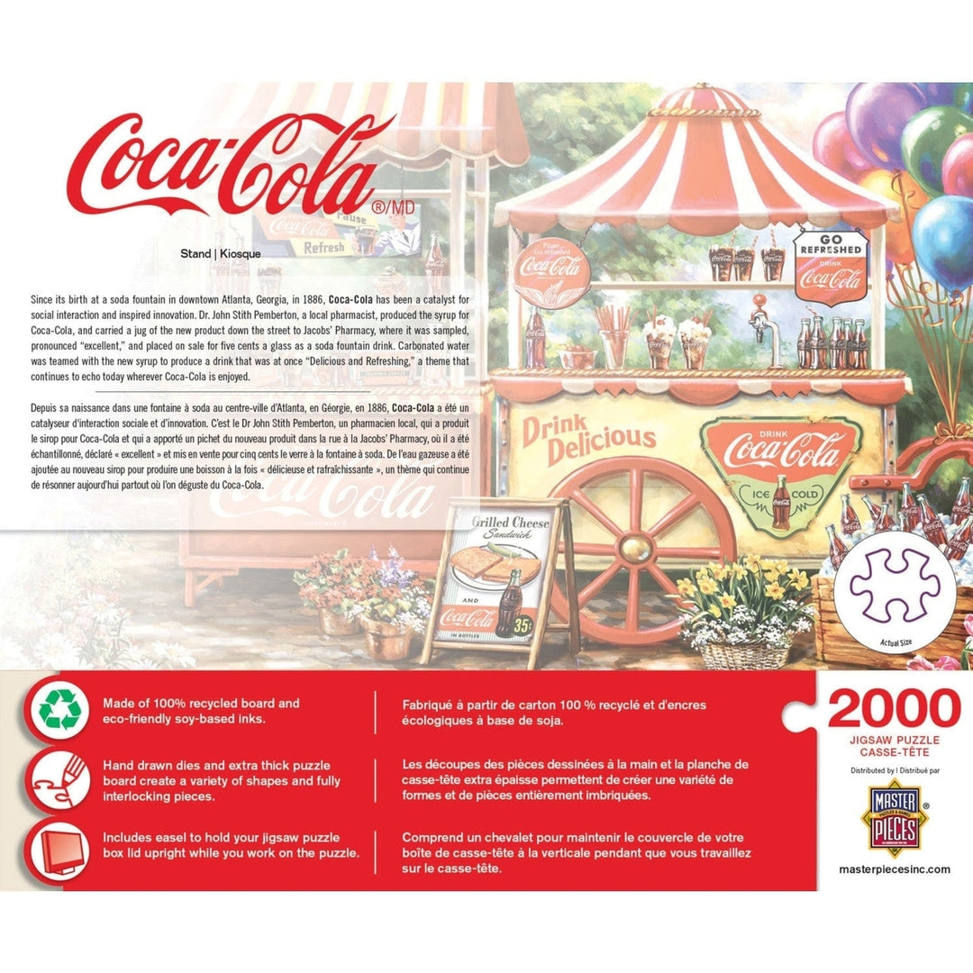 Signature Collection - Coca-Cola Stand 2000 Piece Jigsaw Puzzle Image 3