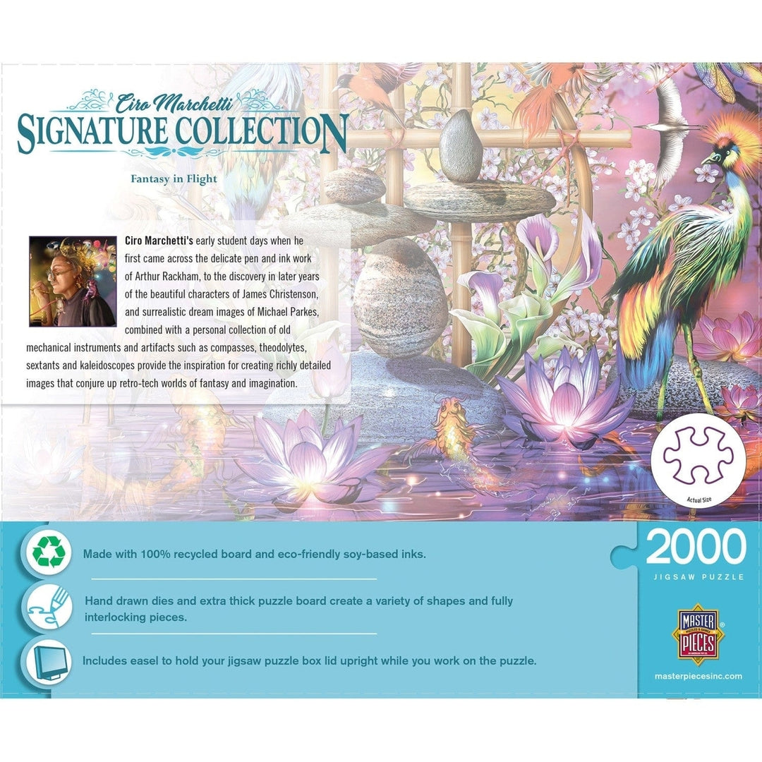 MasterPieces 2000 Piece Jigsaw Puzzle Fantasy in Flight Signature Collection 39x27 Image 3