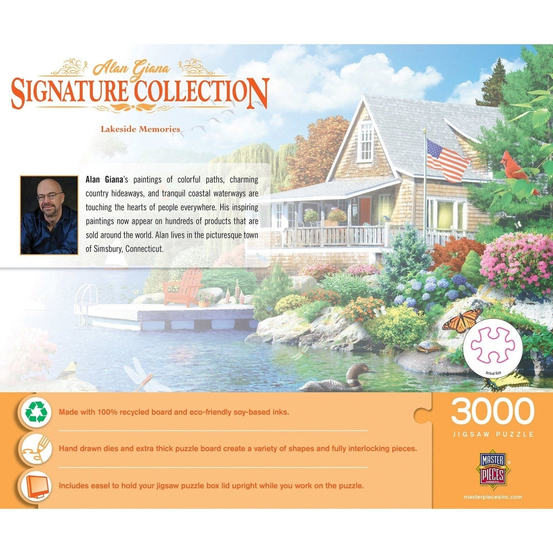 MasterPieces Signature Collection Lakeside Memories 3000 Piece Jigsaw Puzzle Flawed Image 3