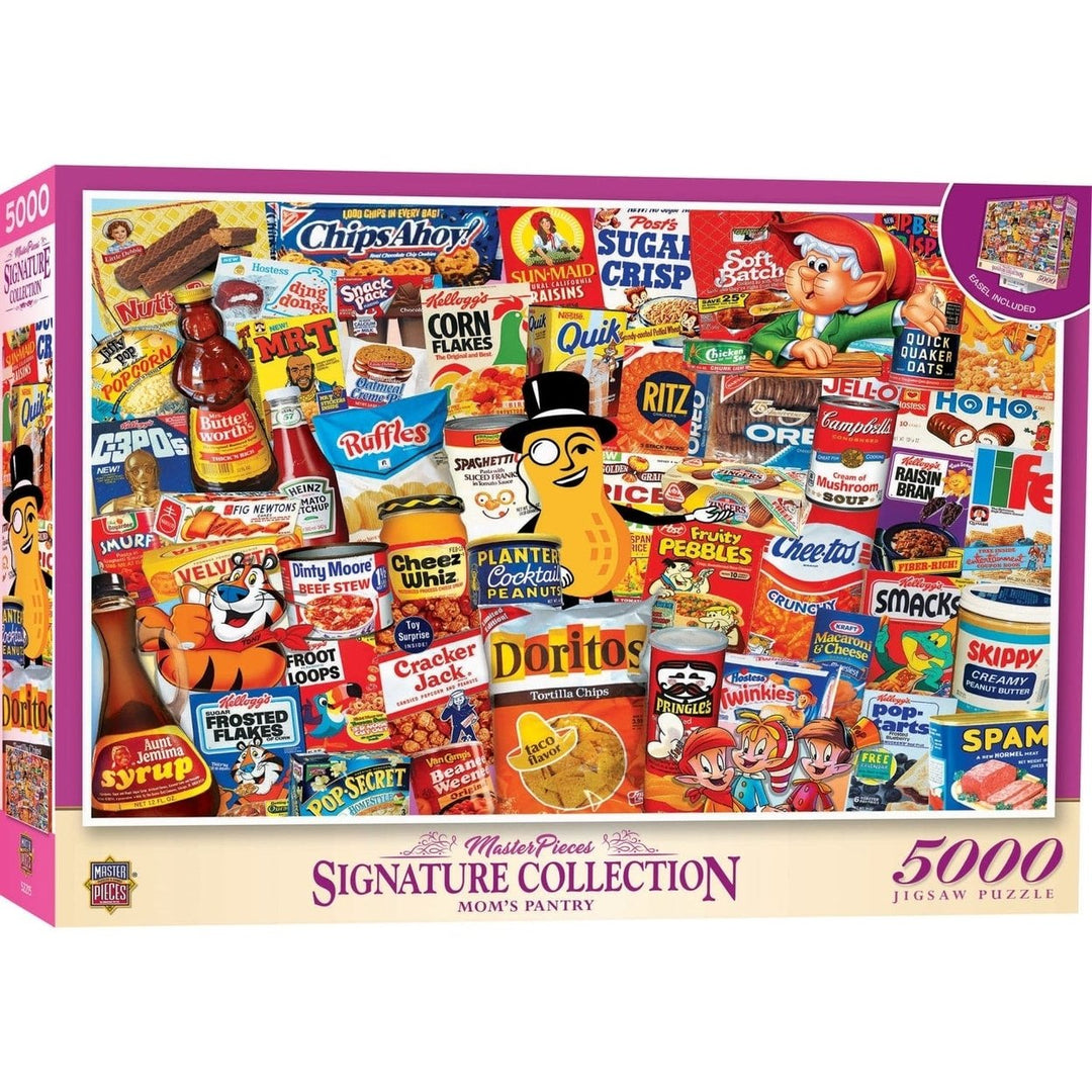 MasterPieces Moms Pantry 5000 Piece Jigsaw Puzzle Nostalgic Kitchen Scene Image 1