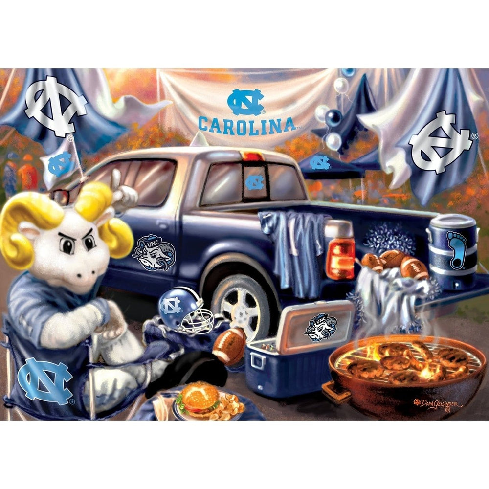 UNC Tar Heels Gameday 1000 Piece Jigsaw Puzzle Eco-friendly Recycled Material Image 2