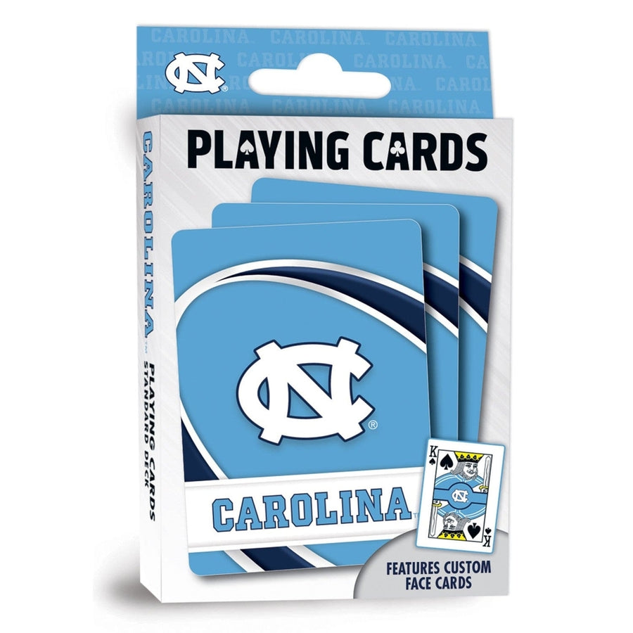 UNC Tar Heels Playing Cards 54 Card Deck Officially Licensed NCAA Team Cards Image 1