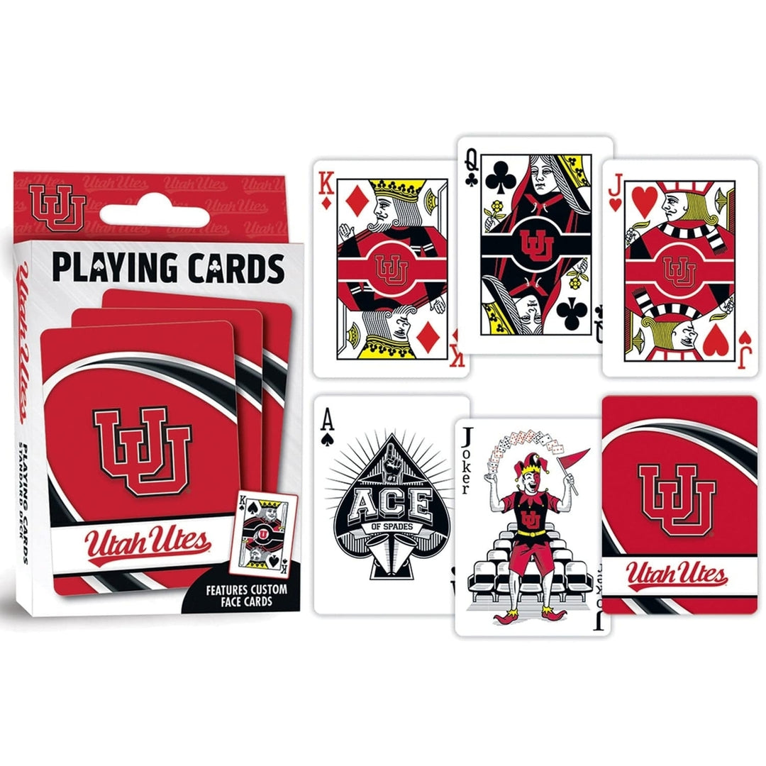 Utah Utes Playing Cards 54 Card Deck NCAA Officially Licensed Team Cards Image 3