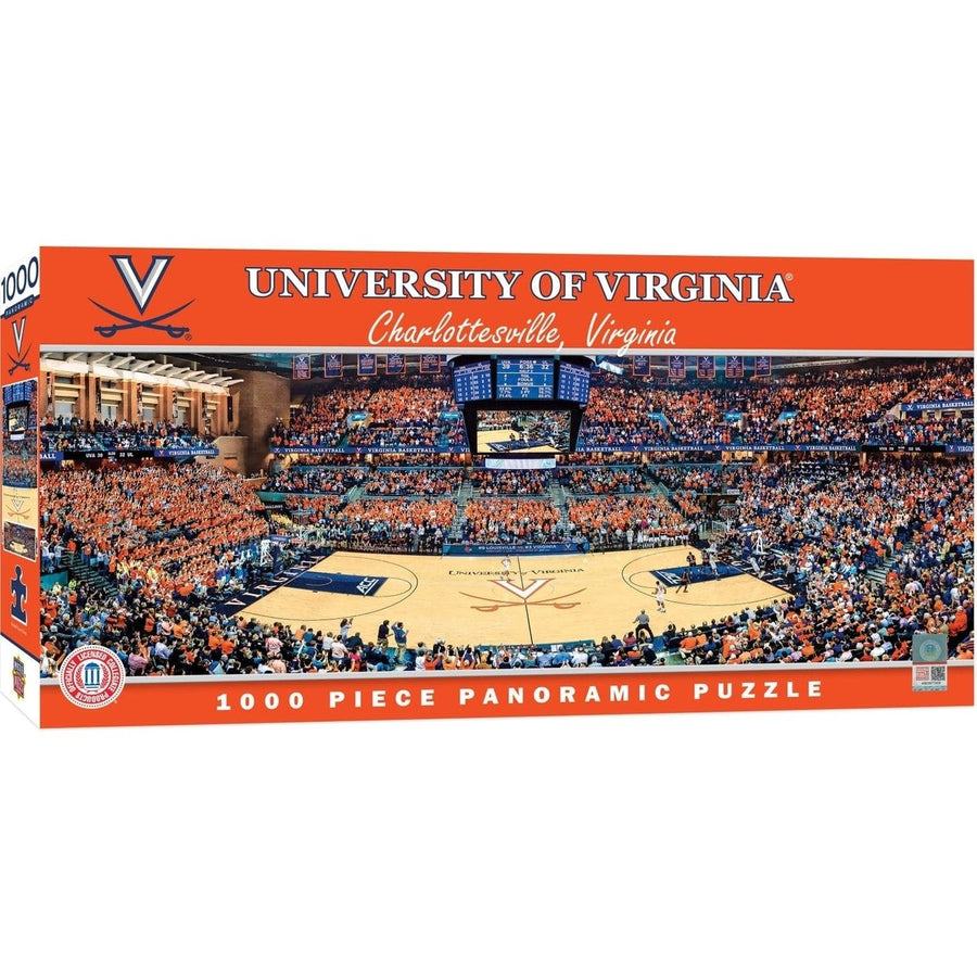 Virginia Cavaliers 1000 Piece Jigsaw Puzzle 13 x 39 Panoramic Detail Eco-friendly Image 1