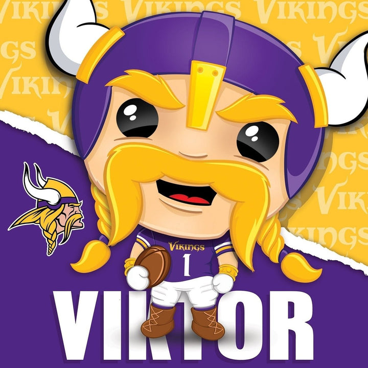 Viktor Minnesota Vikings Mascot 100 Piece Jigsaw Puzzle 10x10 NFL Team Puzzle Image 2