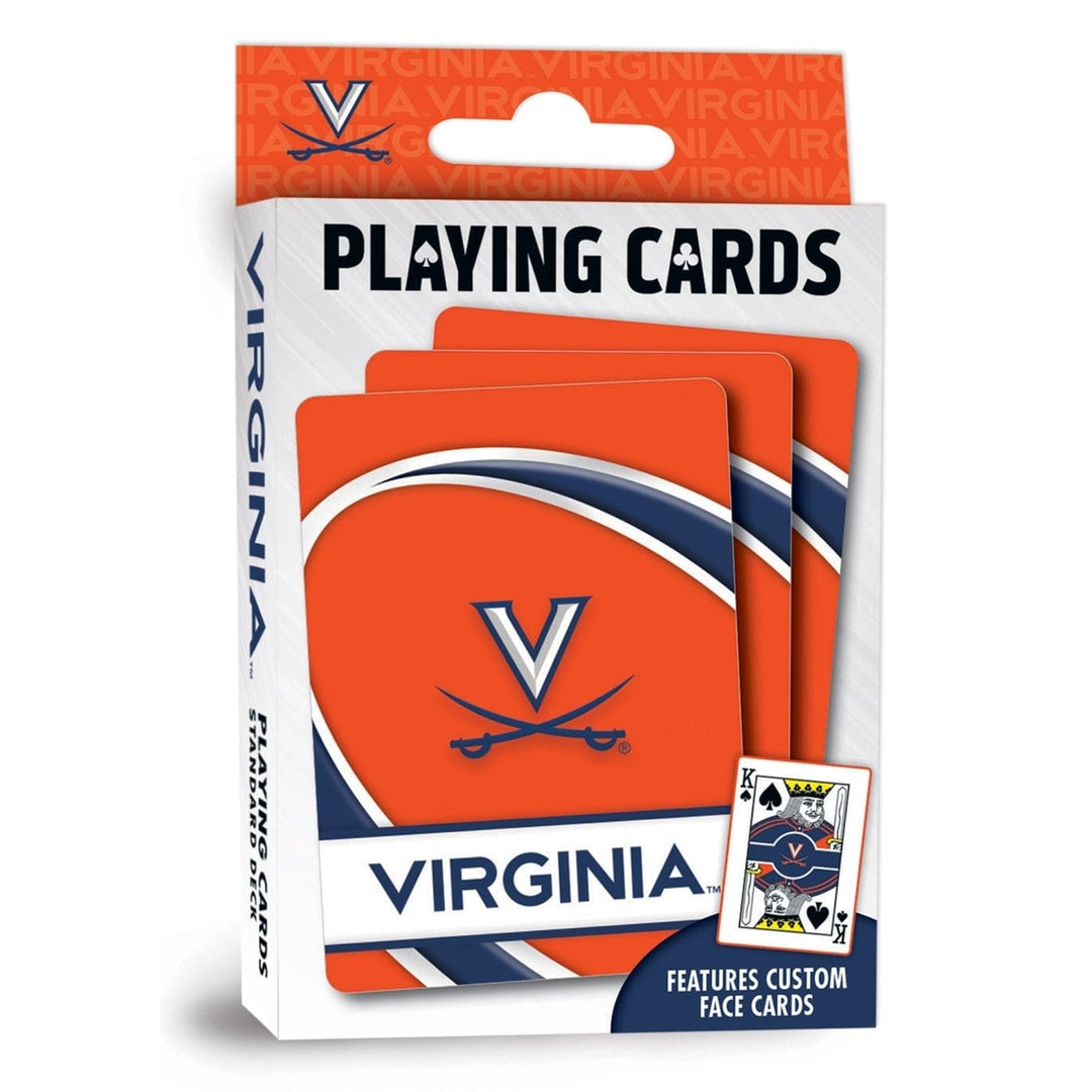 Virginia Cavaliers Playing Cards 54 Card Deck NCAA Officially Licensed Cards Image 1