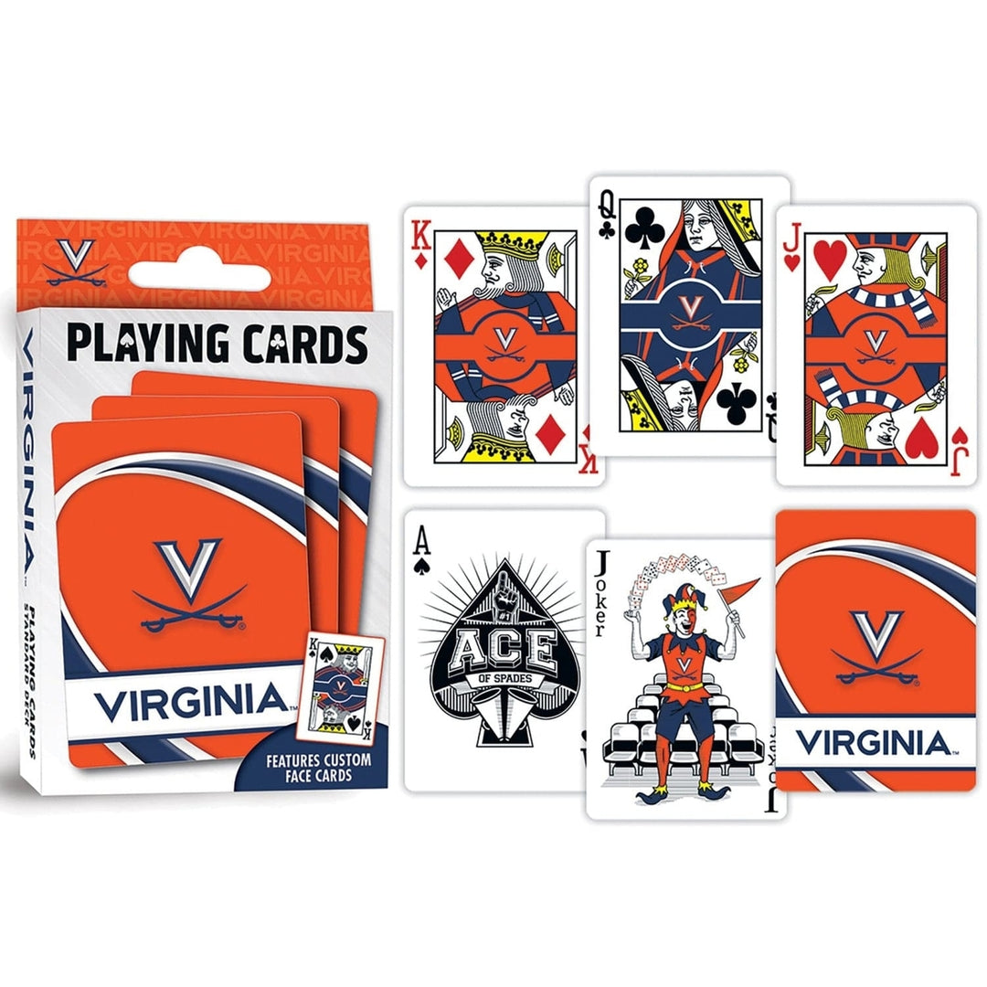 Virginia Cavaliers Playing Cards 54 Card Deck NCAA Officially Licensed Cards Image 3