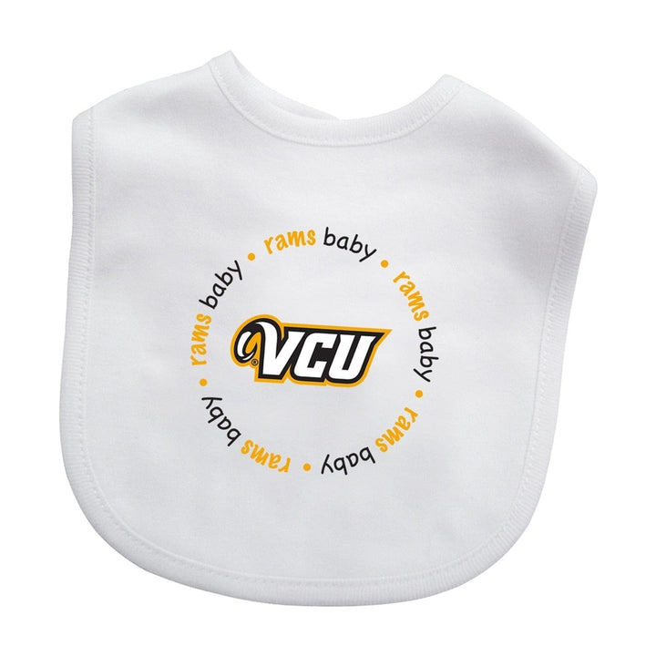 Virginia Commonwealth Baby Gift Set 2 Piece Cotton Bib Pre-Walkers Unisex Image 2