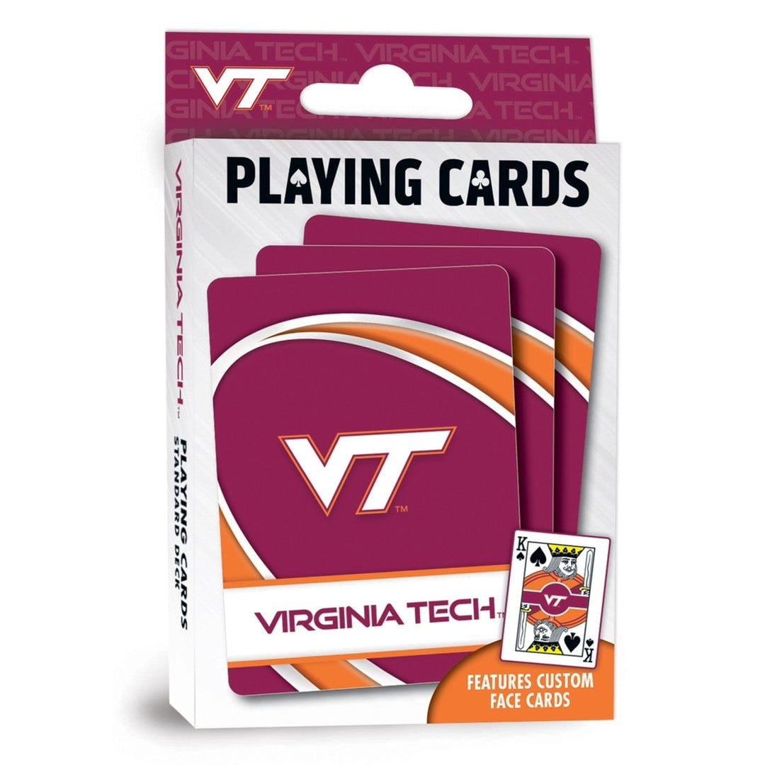 Virginia Tech Hokies Playing Cards 54 Card Deck Custom Designs NCAA Team Game Image 1