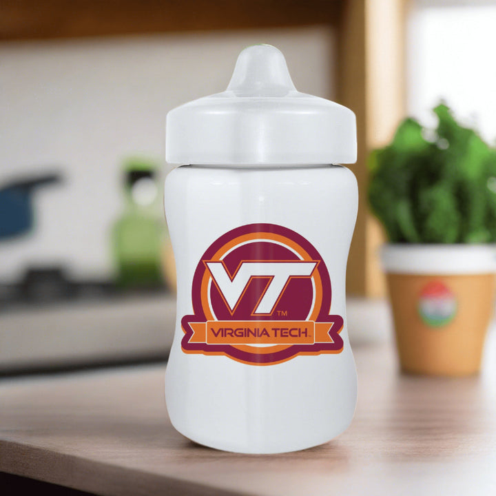 Virginia Tech Hokies Sippy Cup BPA-free Shatterproof 9oz Unisex Baby Fanatic Image 3