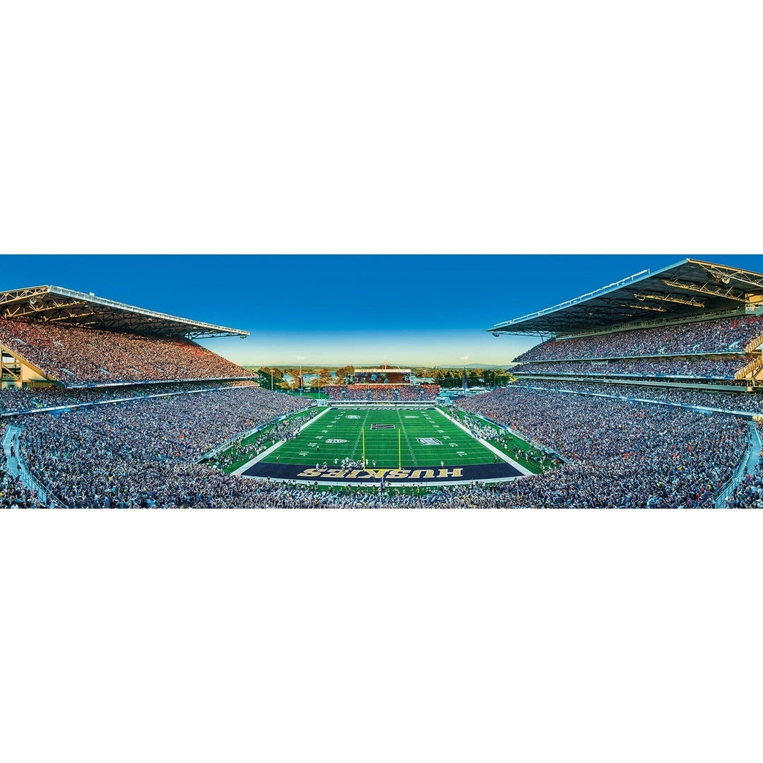 Washington Huskies 1000 Piece Panoramic Jigsaw Puzzle 13x39 Made in USA Image 2