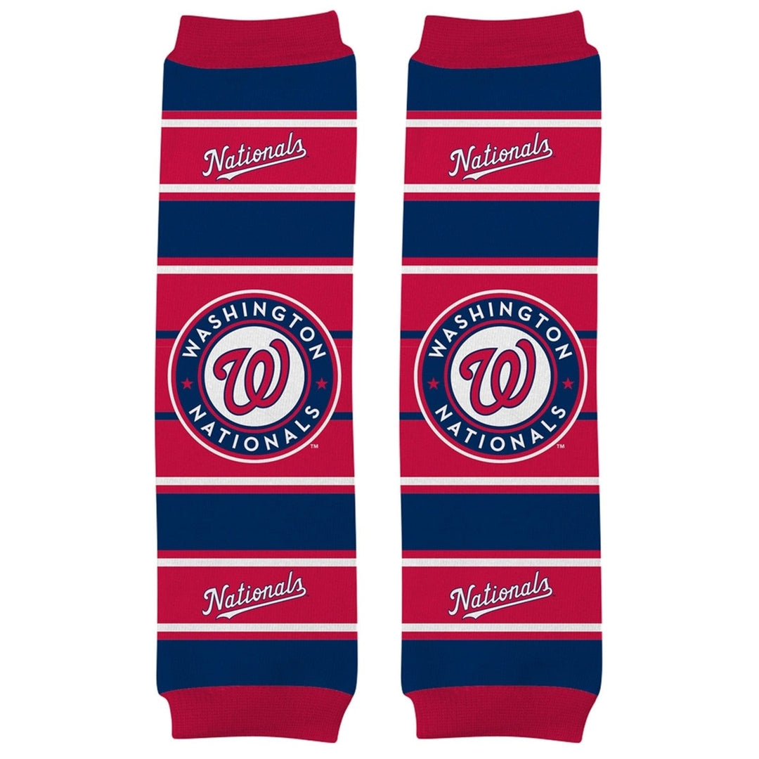 Washington Nationals Baby Leg Warmers Infant Toddler Cotton Blend 9-35 lbs Image 1